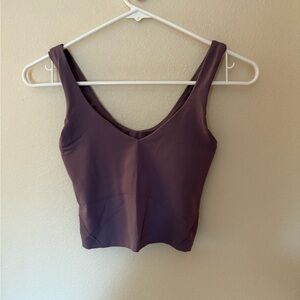 lululemon athletica Purple Crop Top